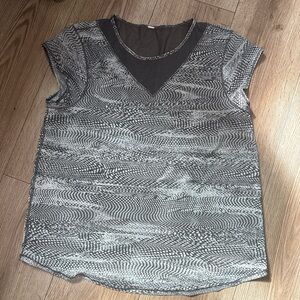 Lululemon Athletica Black and Gray Tank Top